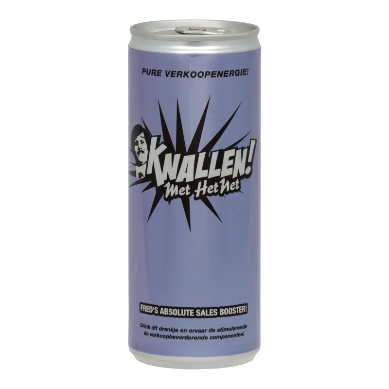 Water Concepts - Blikje suikervrije Energy Drink met logo en etiket