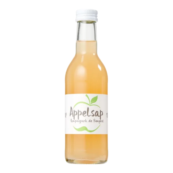 Water Concepts - Flesje Appelsap met logo en etiket
