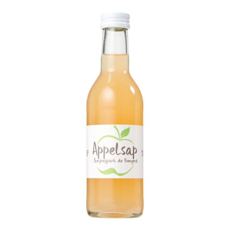 Water Concepts - Flesje Appelsap met logo en etiket