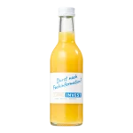 Water Concepts - Flesje sinaasappelsap met logo en etiket