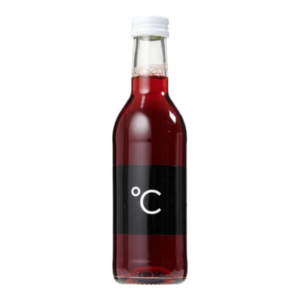 Water Concepts - Flesje vruchtensap Appel-Kersen met logo en etiket