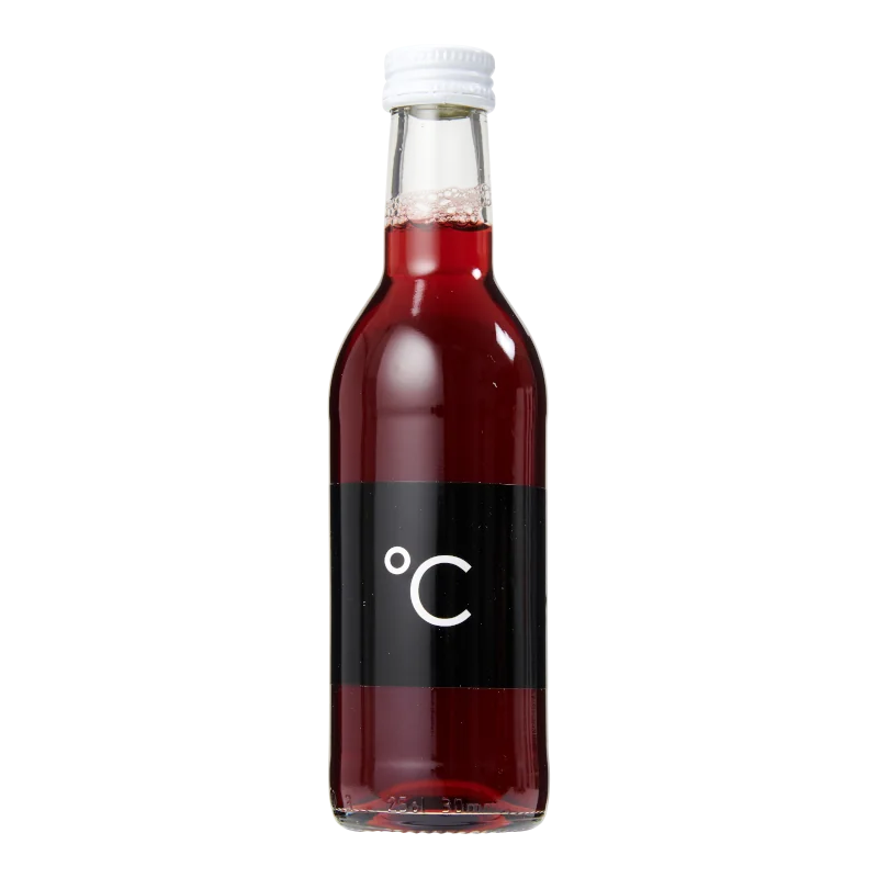 Water Concepts - Flesje vruchtensap Appel-Kersen met logo en etiket