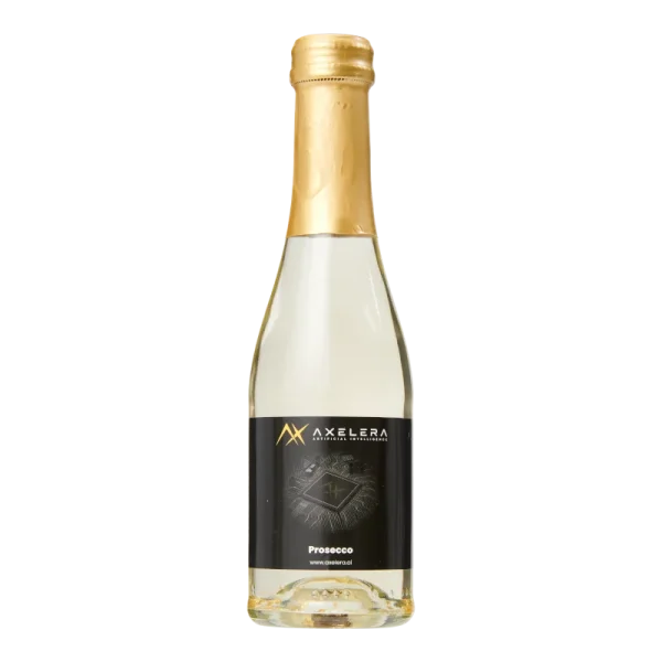 Water Concepts - Fles Secco Vino Frizzante alcoholvrije wijn met logo en etiket