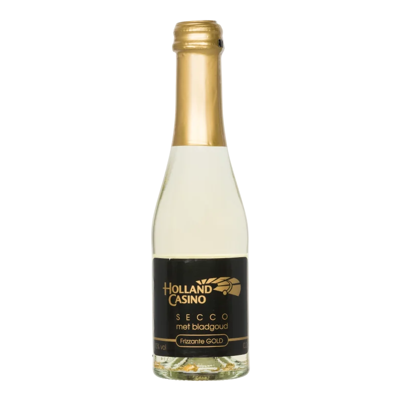 Water Concepts - Flesje Secco Gold wijn met logo en etiket