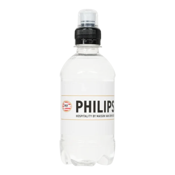 Flesjes water met eigen etiket